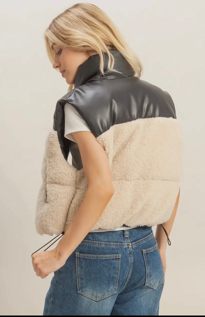 Sinner's Sherpa Vest