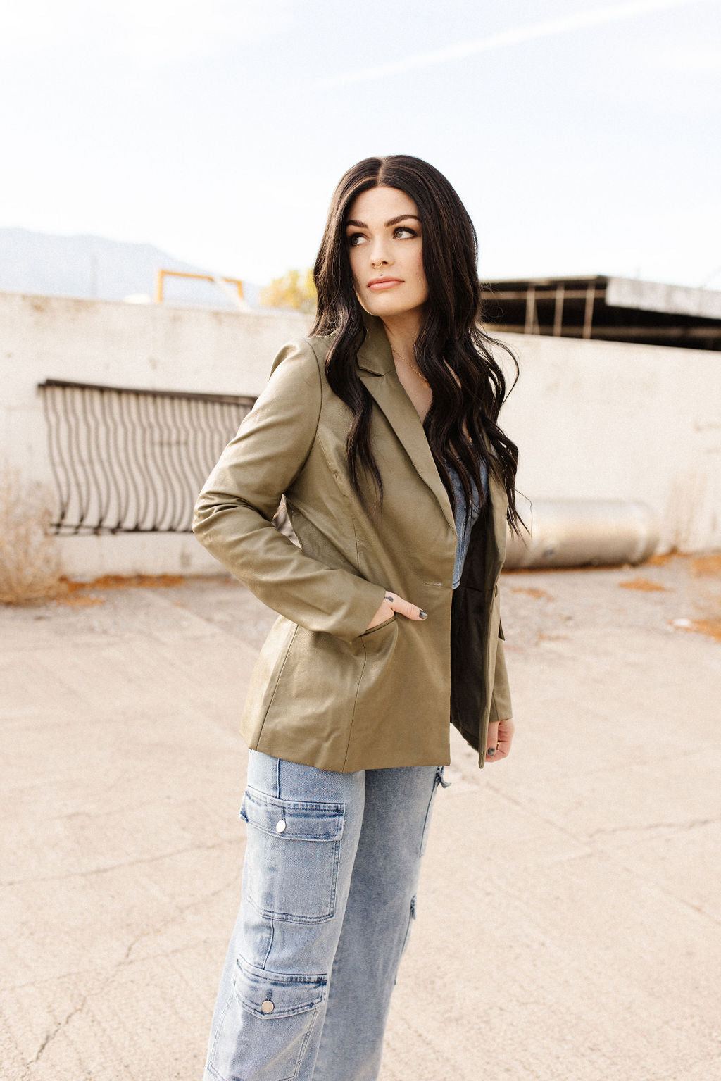 Blazer- Olive