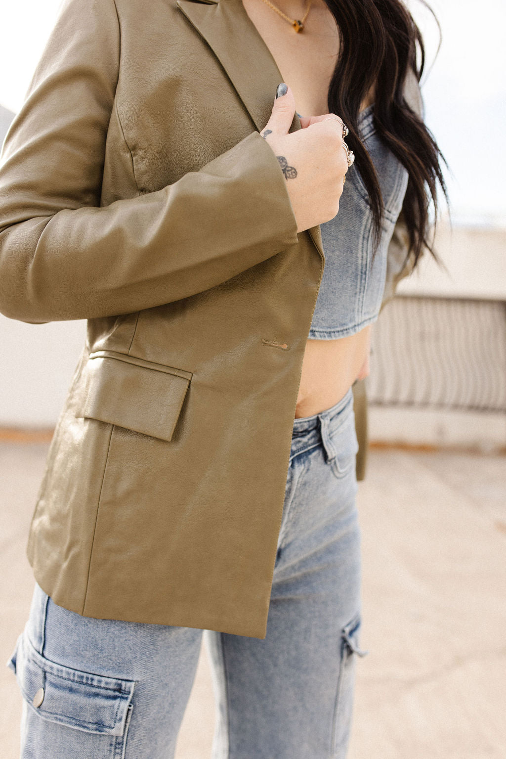 Blazer- Olive