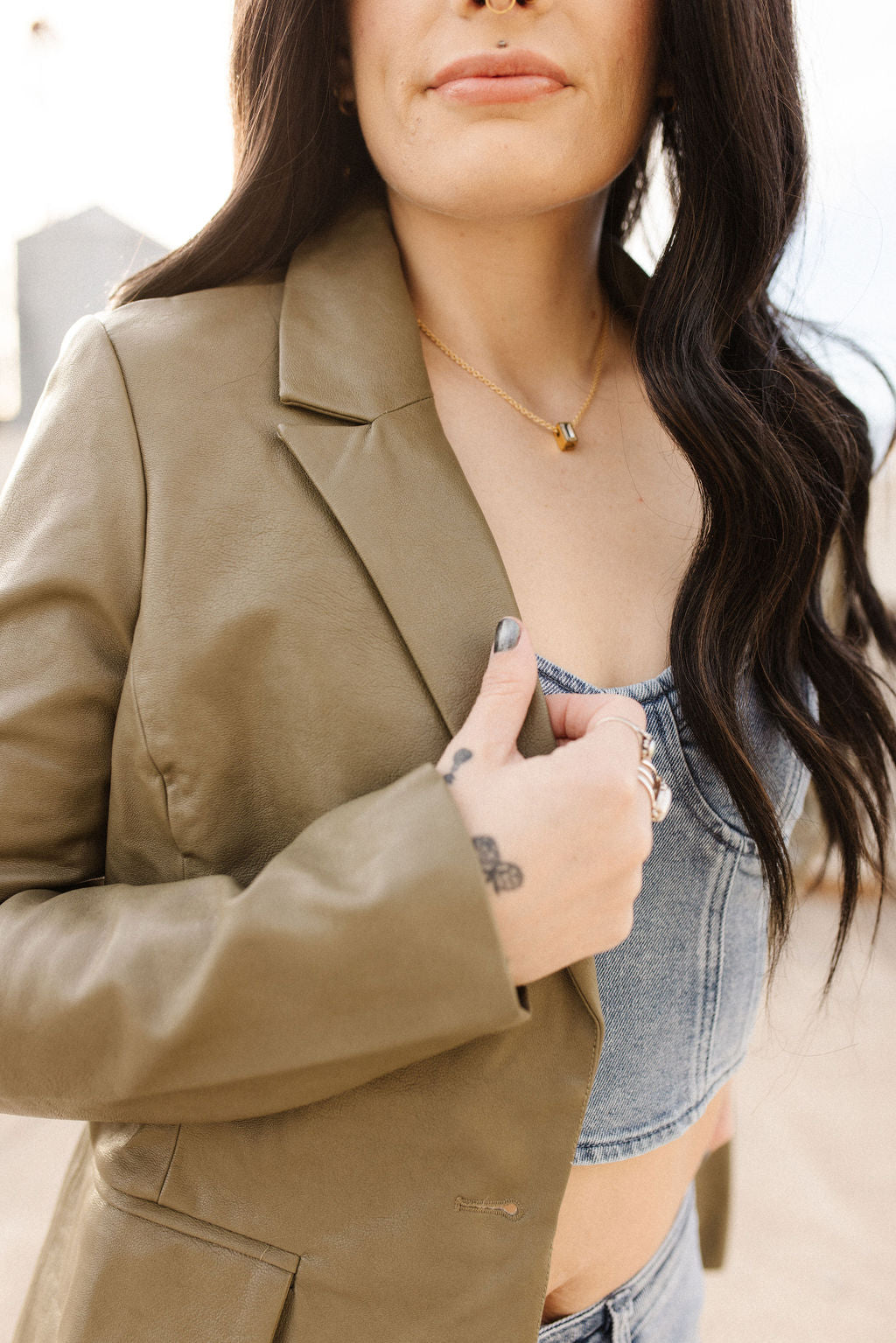 Blazer- Olive