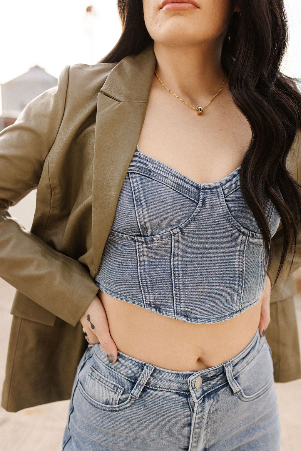 Blazer- Olive
