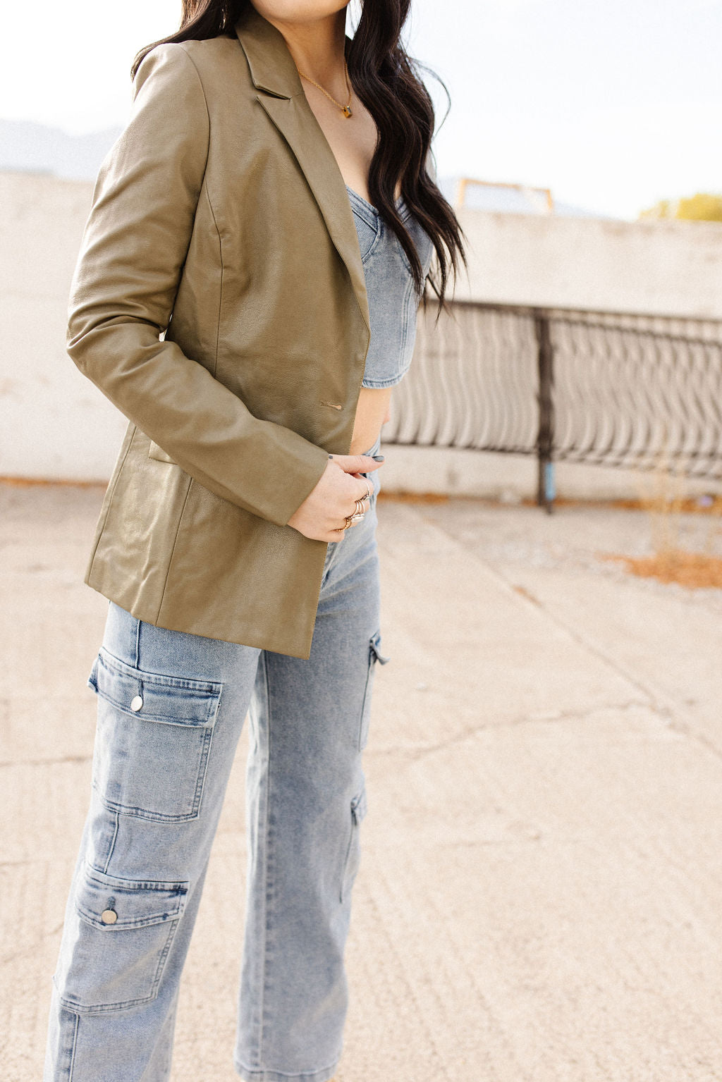 Blazer- Olive