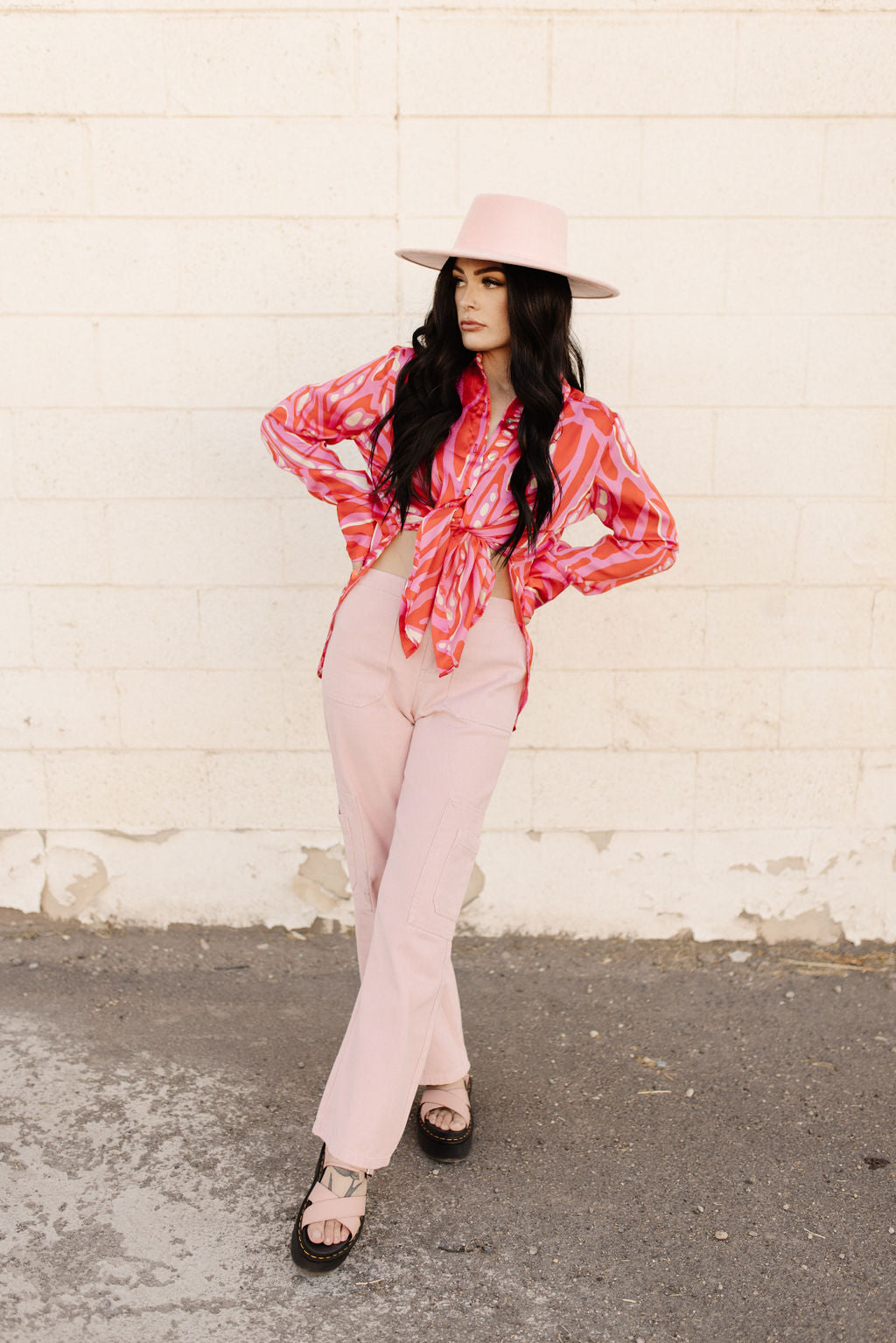 Dusty Pink Denim