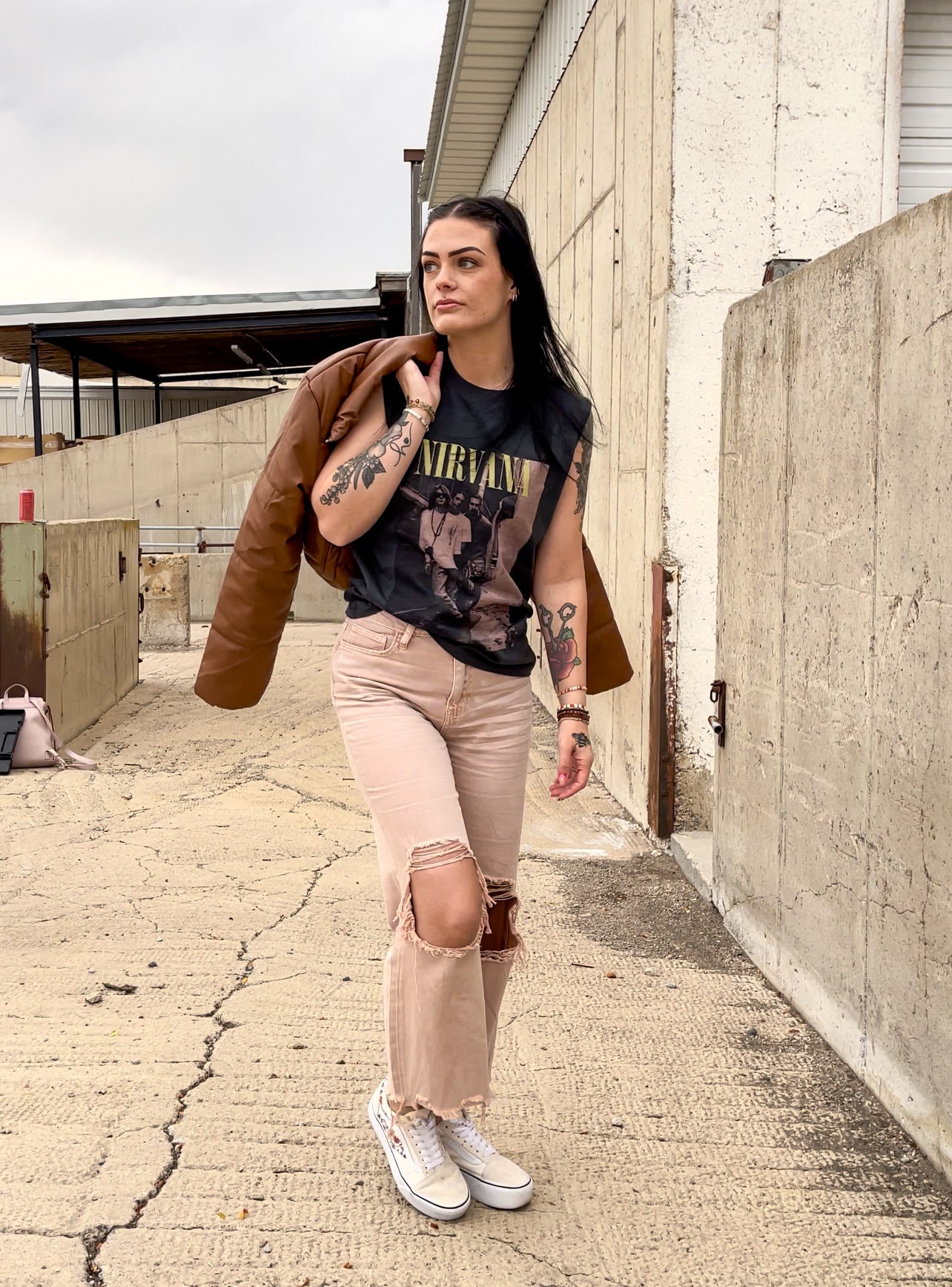 July 90's Crop Vintage Flare