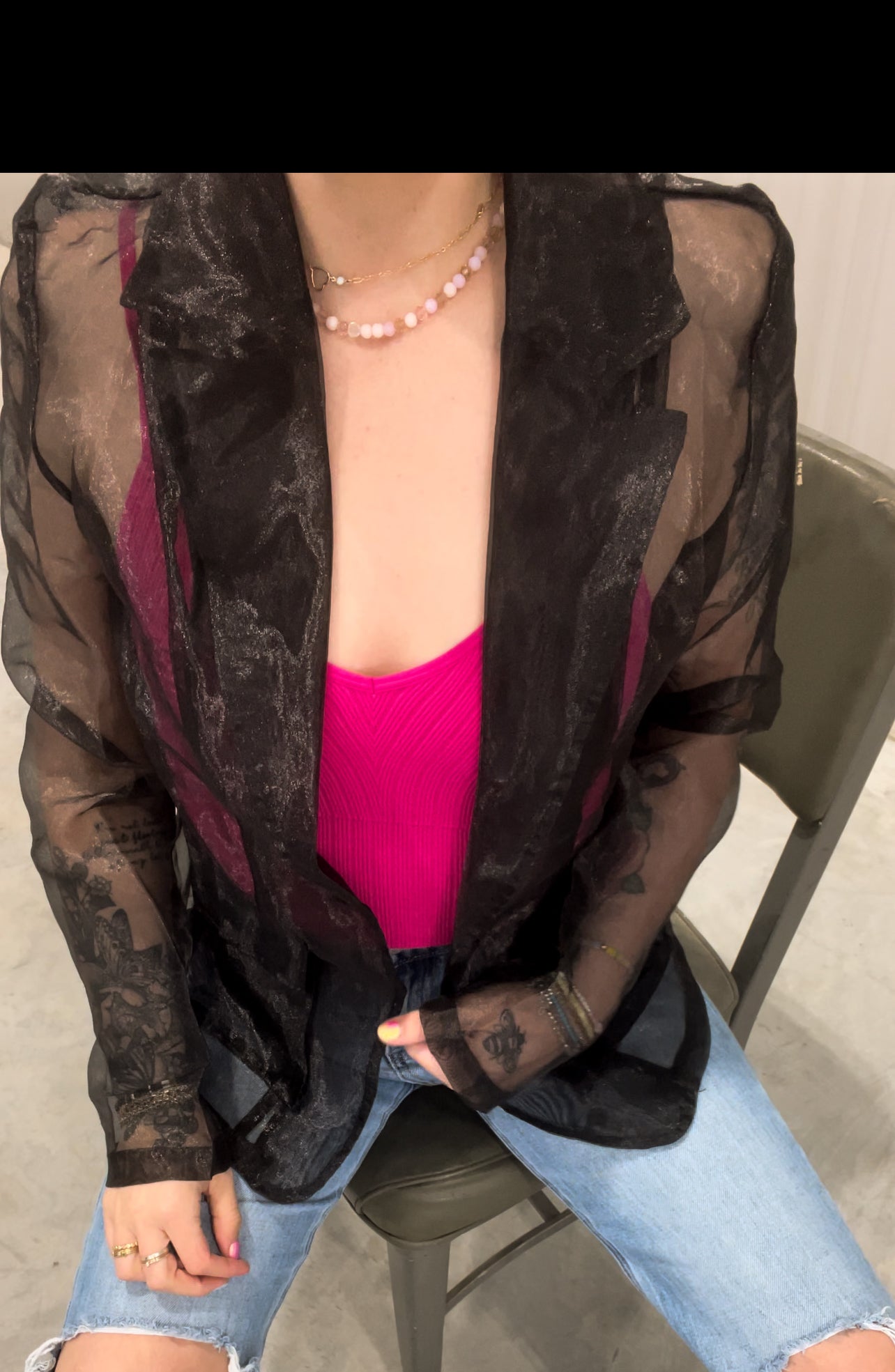 Organza Blazer