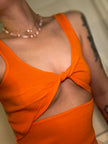 Front Knot Dress
