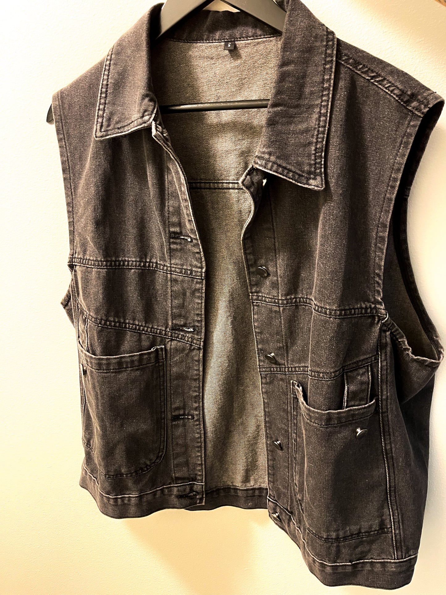 Vintage Denim Vest