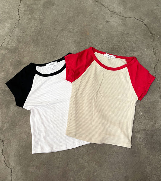 Contrast Baby Tee