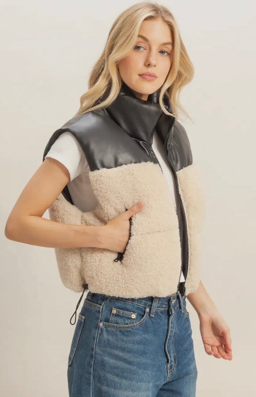 Sinner's Sherpa Vest