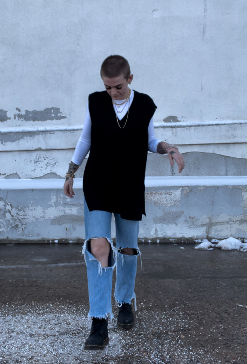 Tunic Knit Vest