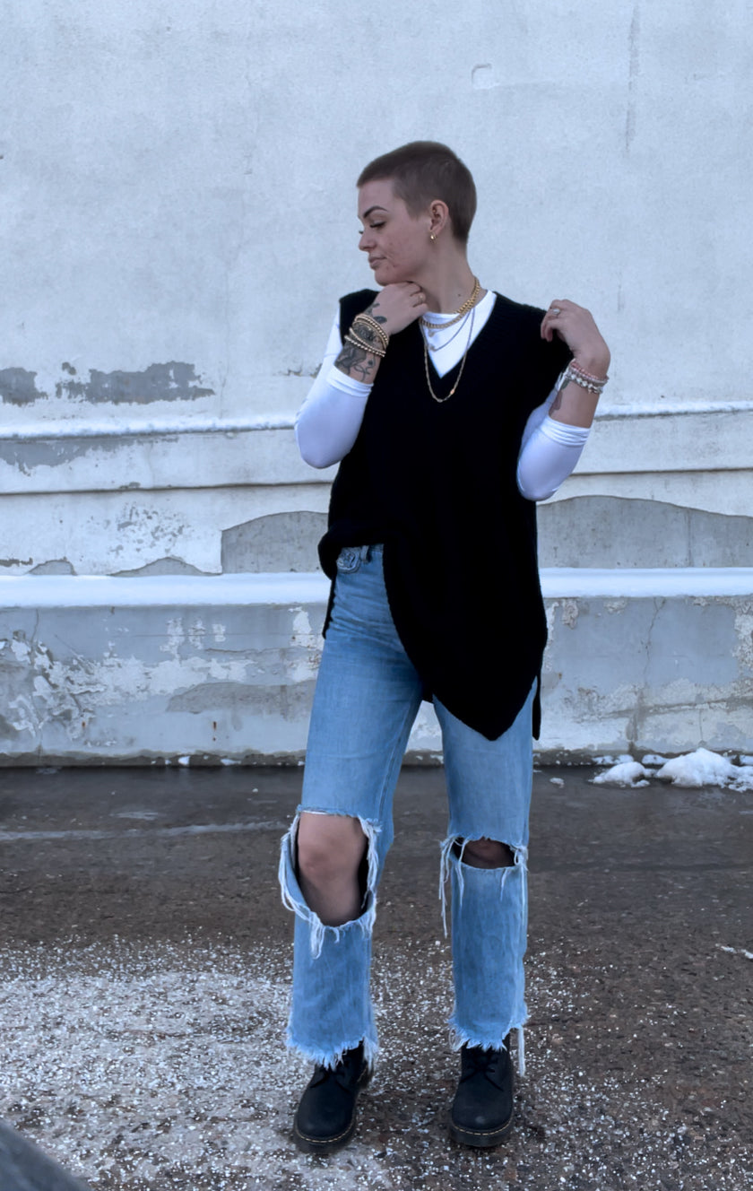 Tunic Knit Vest