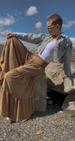 Khaki Wide Leg Pants