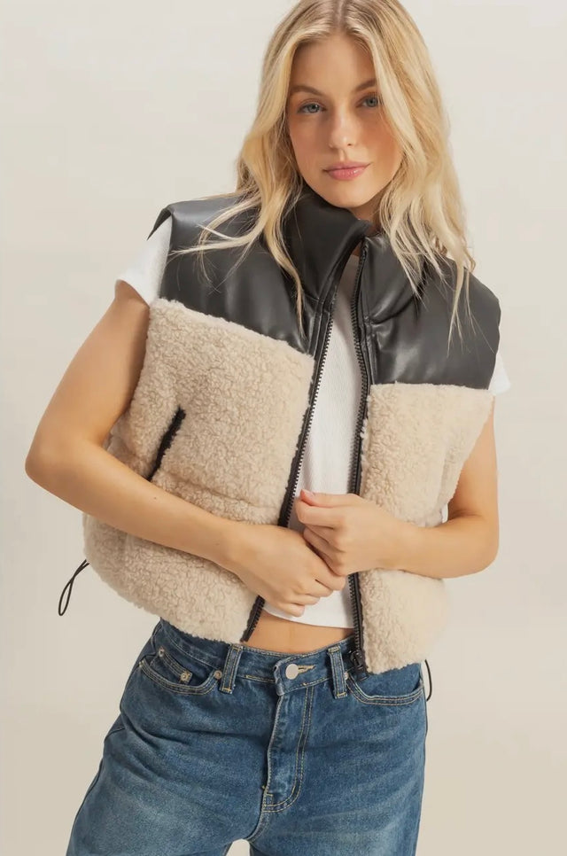 Sinner's Sherpa Vest