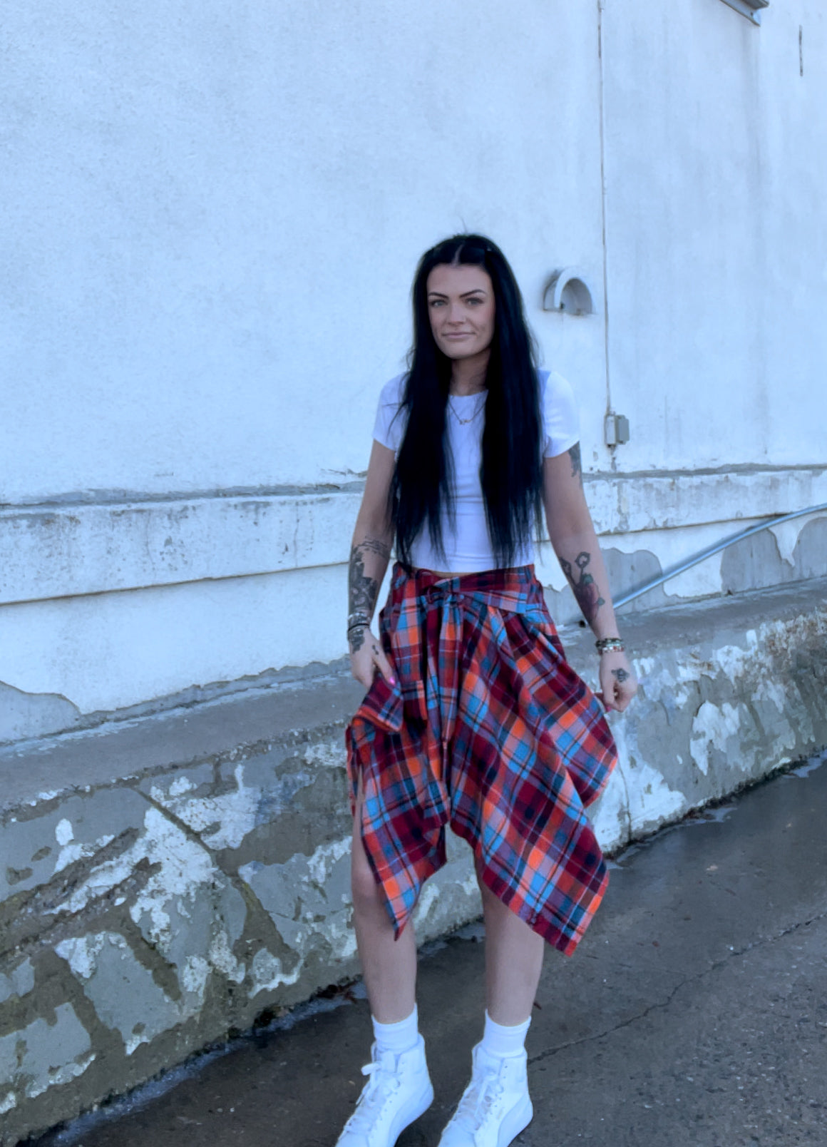 Plaid Skirt