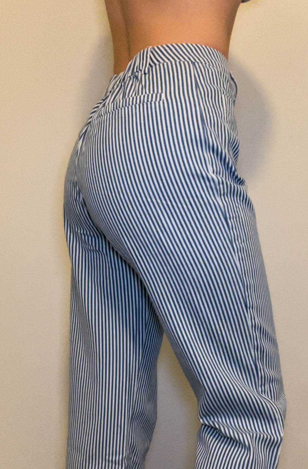 Denim Striped pants