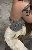 Twill Tube Top
