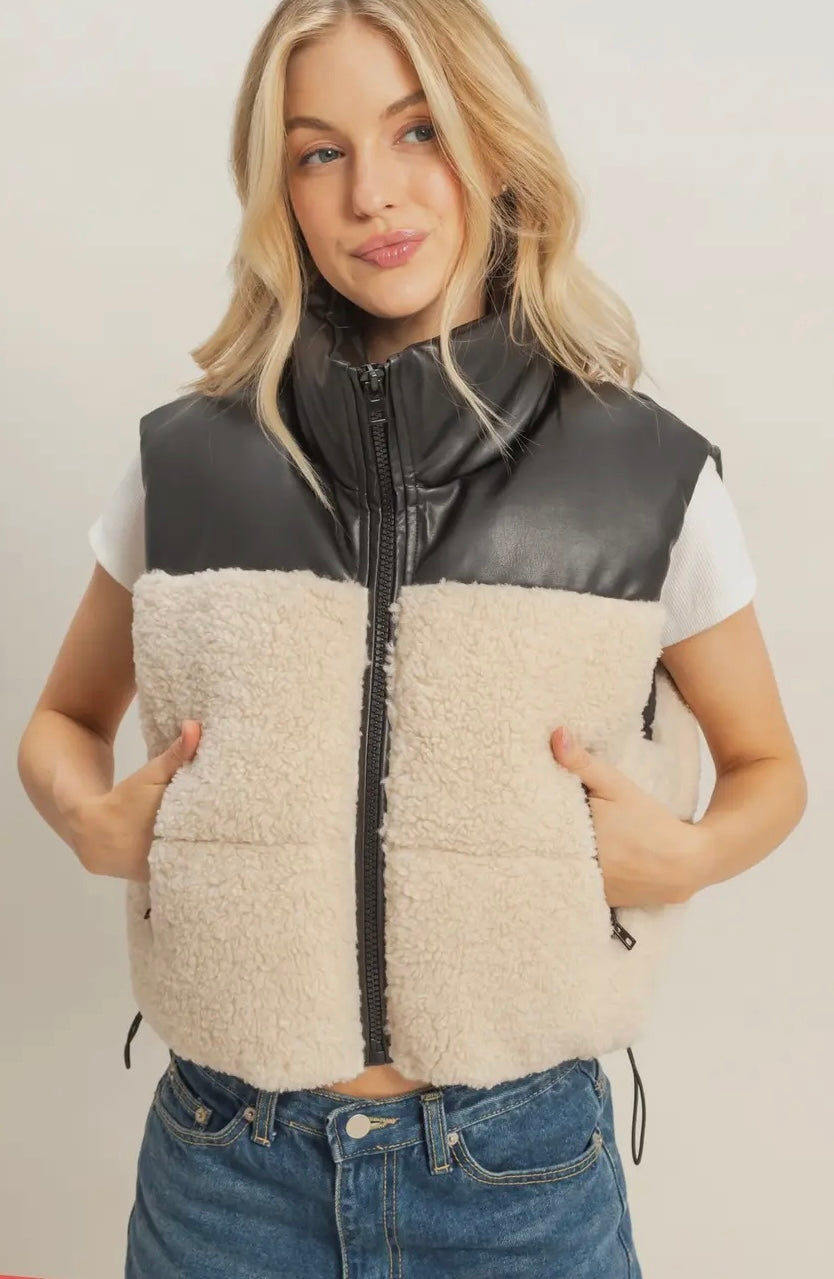 Sinner's Sherpa Vest