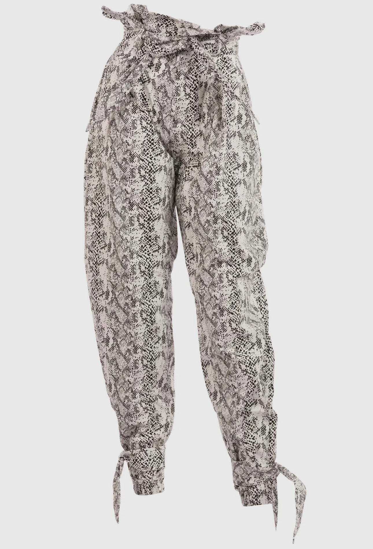 Snake Skin Cargo Pants