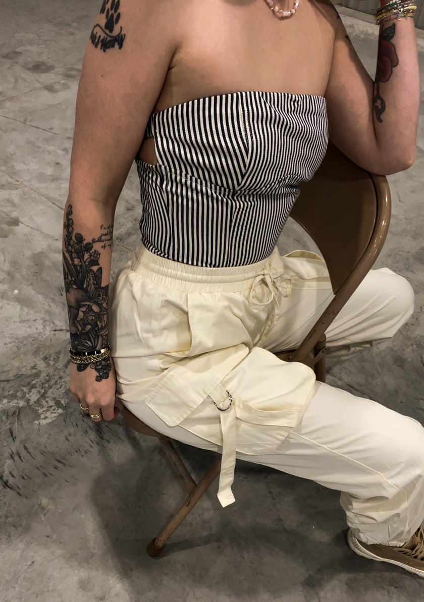Twill Tube Top
