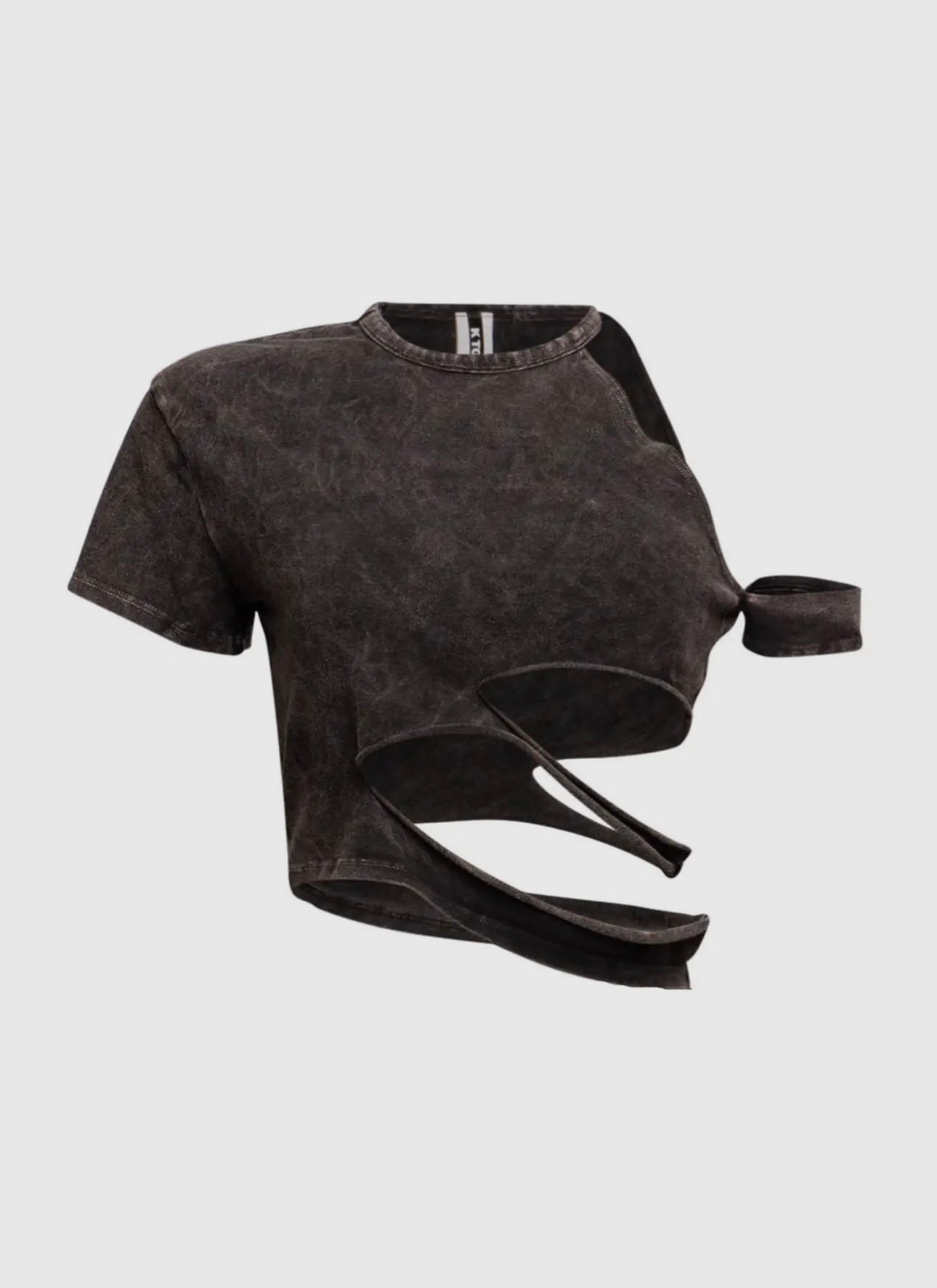 Washed Cutout Tee