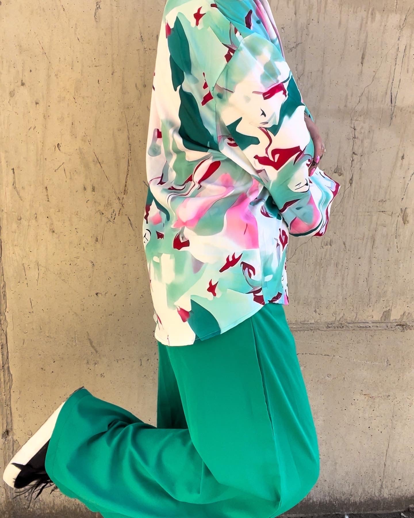 Green Wide Leg 2pc