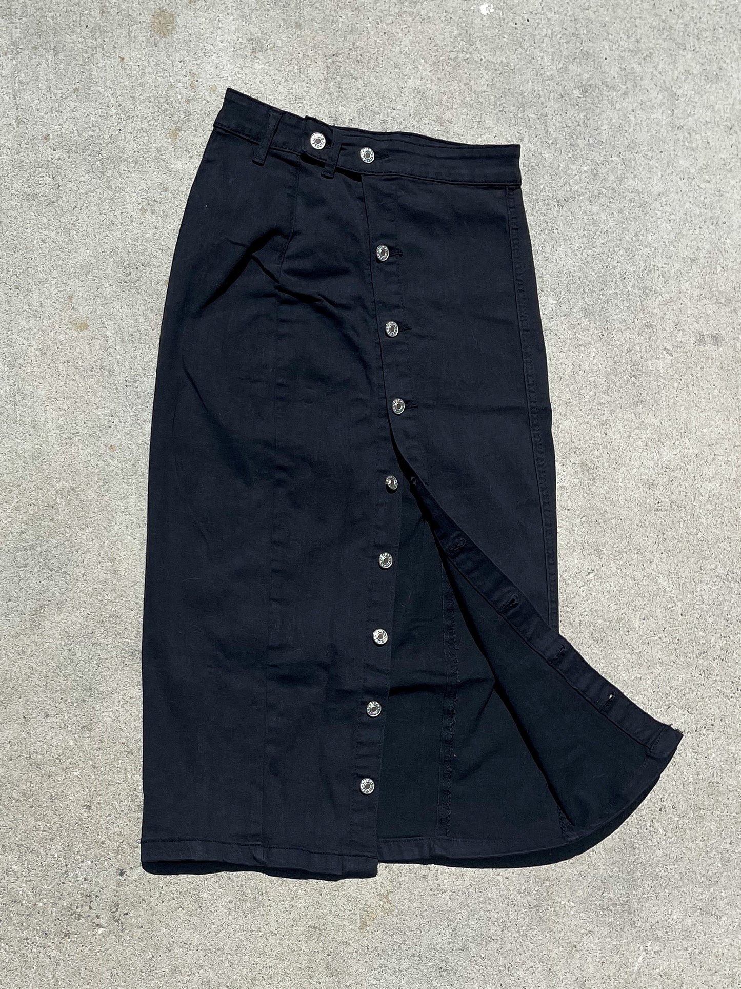 Stretch Denim Skirt