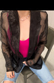 Organza Blazer