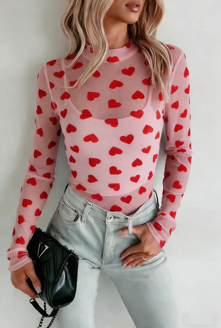 Heartbreaker Mesh Top