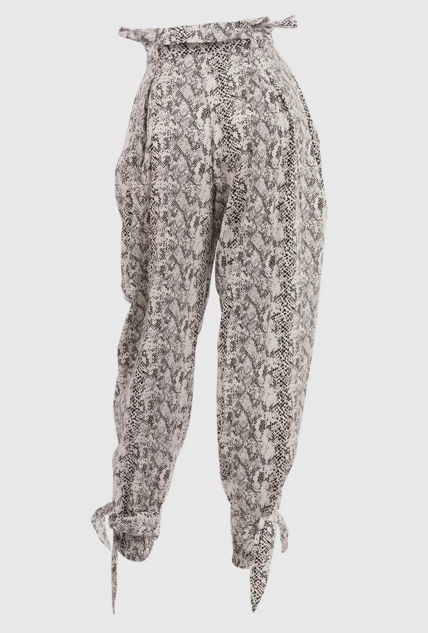 Snake skin pants