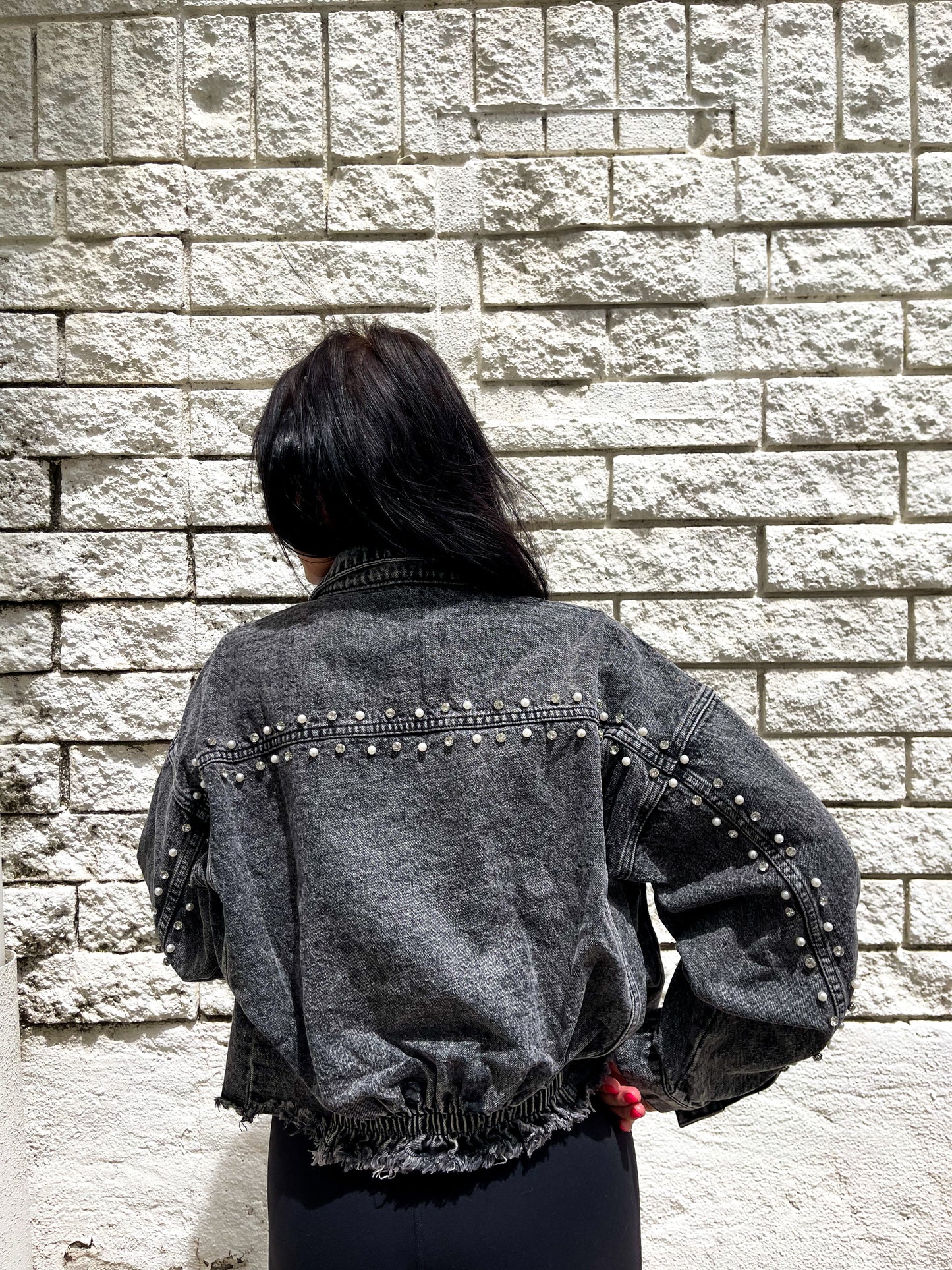 Beaded Denim Jacket